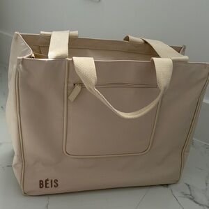 BEIS Cream Tote Bag
